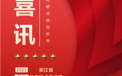 熱烈祝賀！浙江樱花影视股份有限公司榮獲浙江省科學技術進步獎！